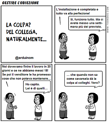 gestire obiezione