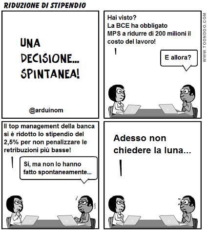 riduzione stipendio