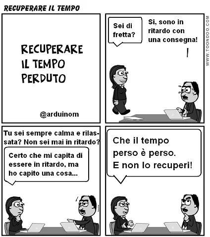 recuperare il tempo perduto